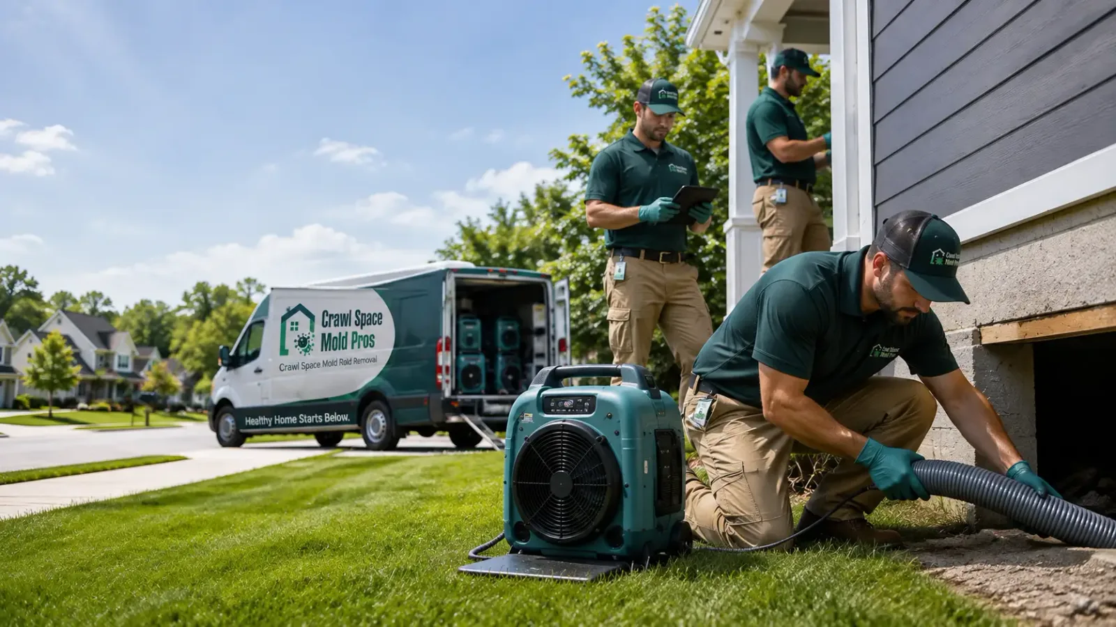 Crawl Space Mold Removal in Lincoln, WA